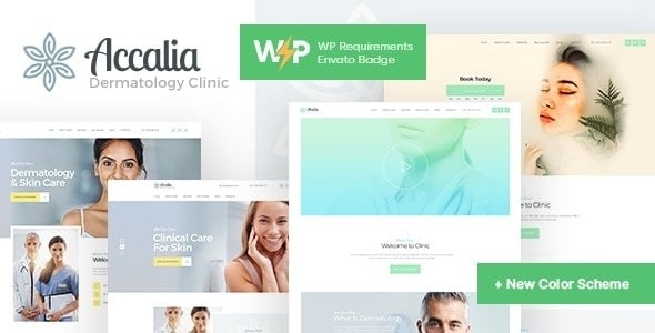 Accalia - Dermatology Clinic WordPress Theme