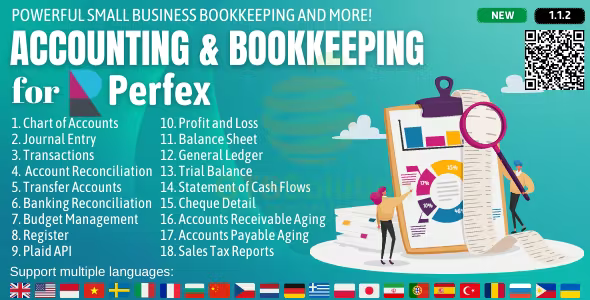 Accounting and Bookkeeping for Perfex CRM