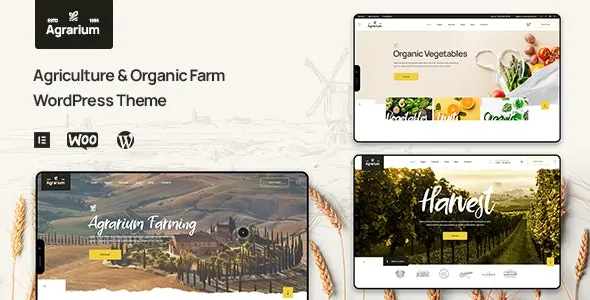 Agrarium - Agriculture & Organic Food WordPress Theme