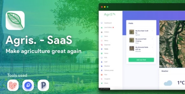 Agris SaaS platform script for agriculture