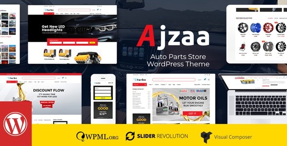 Ajzaa Auto Parts Store WordPress Theme