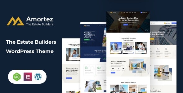 Amortez Real Estate Group WordPress Theme + RTL