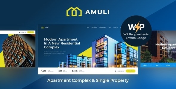 Amuli Property & Real Estate Marketplace WordPress Theme