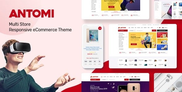 Antomi Multipurpose OpenCart Theme (Included Color Swatches)