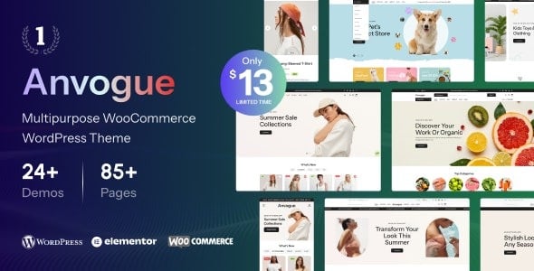 Anvogue - Multipurpose WooCommerce WordPress Theme