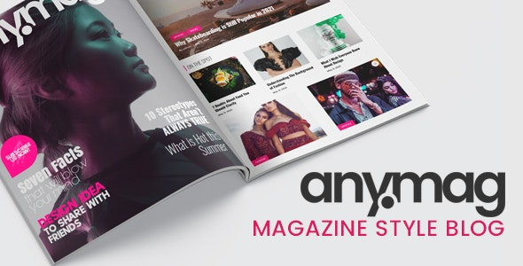 Anymag - Magazine Style WordPress Blog