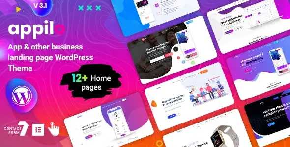 Appilo - WordPress application landing page