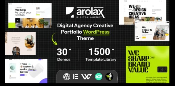 Arolax - Creative Digital Agency Theme