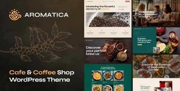 Aromatica - Cafe & Coffee Shop WordPress Theme