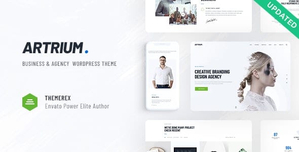 Artrium Creative Agency & Web Studio WordPress Theme