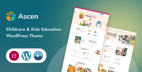 Ascen Childcare & Kids Education WordPress Theme