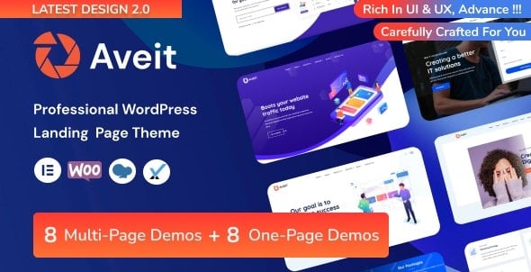 Aveit - Landing Page WordPress