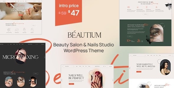 Beautium - Beauty Salon & Eyelashes Studio WordPress Theme