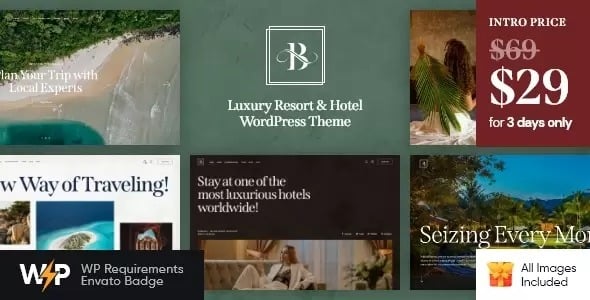 Belicia - Luxury Resort & Hotel WordPress Theme