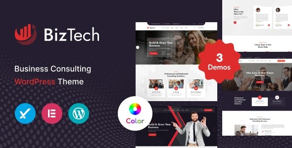 Biztech Consulting Business WordPress Theme