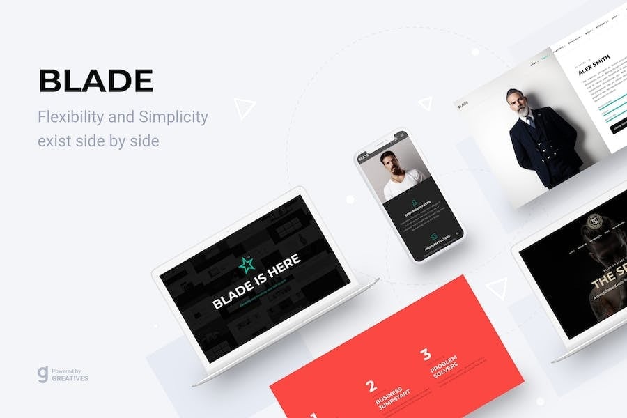 Blade - Responsive Multi - Functional WordPress Theme