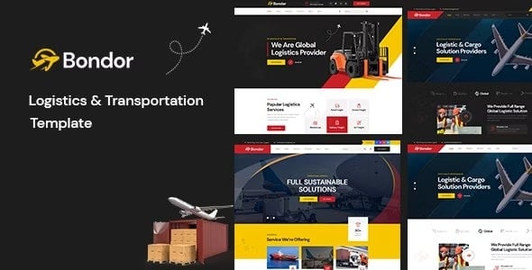 Bondor Logistics & Transportation HTML Template