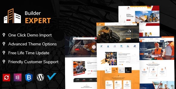 Builder Expert Construction and Architecture WordPress Theme