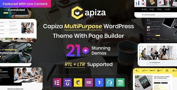 Capiza - Multipurpose Business & Agency WordPress Theme