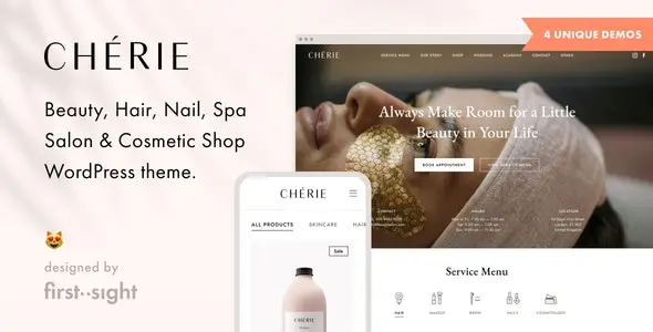 Charie Beauty Salon WordPress Theme