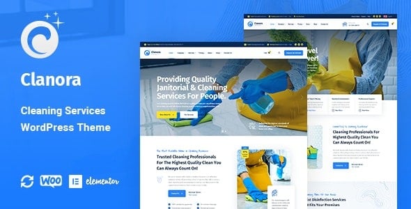 Clanora - Cleaning Services WordPress Theme