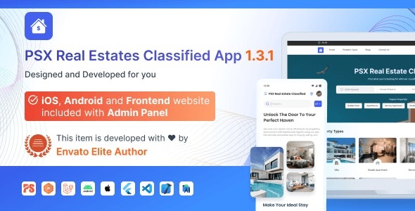 Classified For RealEstates | Classified App with Frontend and Admin Panel