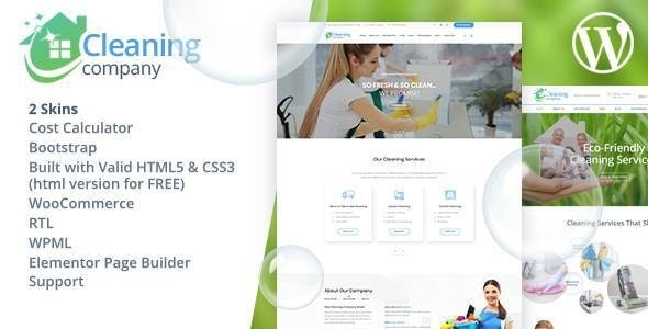 Cleaning Services WordPress Theme