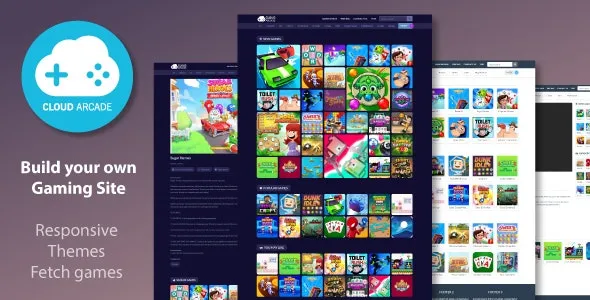 CloudArcade - HTML / Web Game Portal CMS