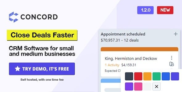 Concord - Deals Management CRM