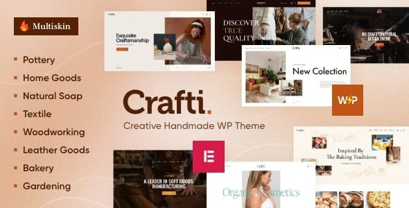 Crafti - Creative Handmade WordPress Theme