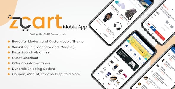 Customer App for zCart Multi-vendor Marketplace