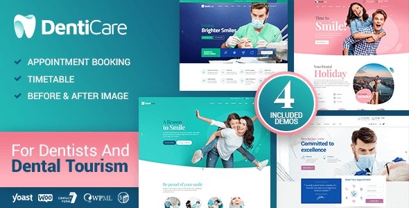 Dentalist Medical and Dentist WordPress Theme