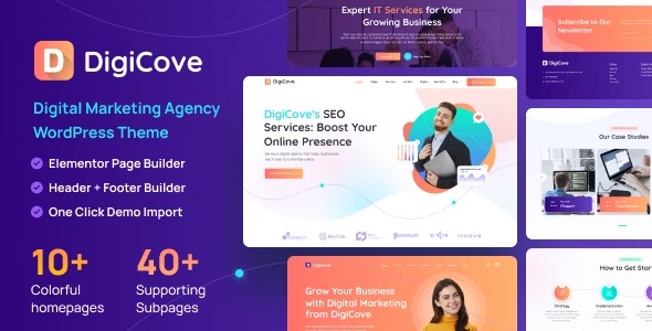 Digicove - Digital Marketing Agency WordPress Theme