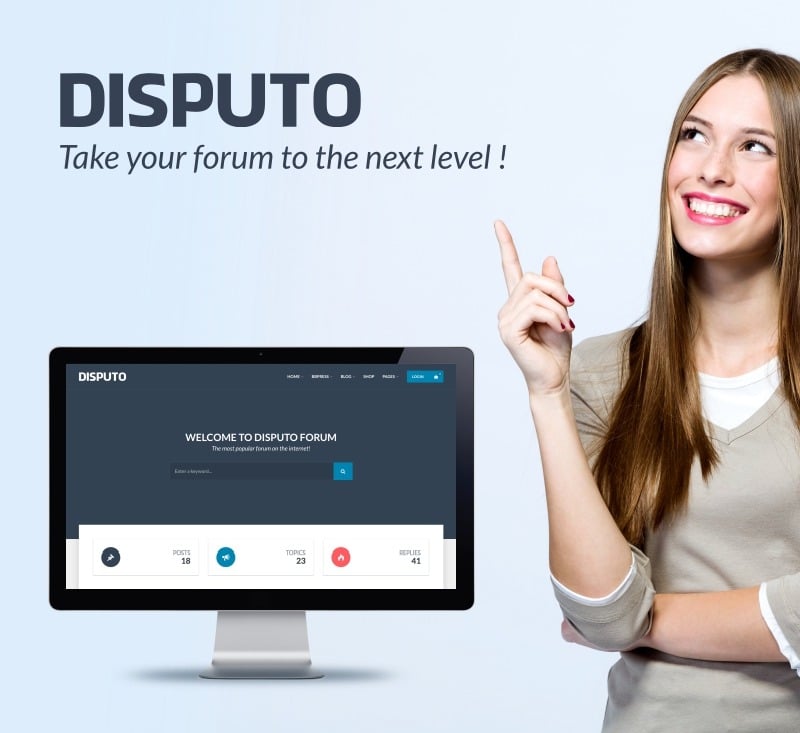 Disputo - WordPress bbPress Forum Theme