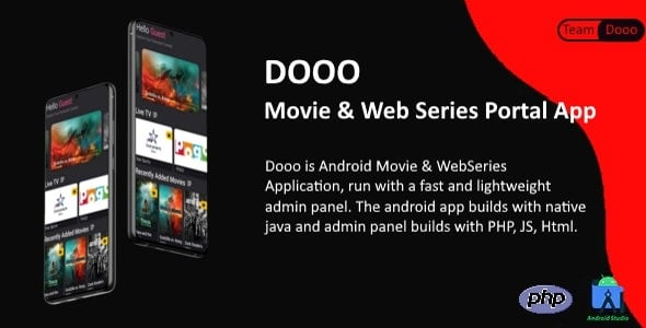 Dooo - movie and web series portal application