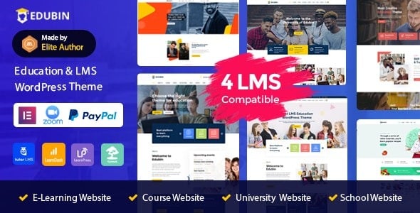 Edubin - Education LMS WordPress Theme