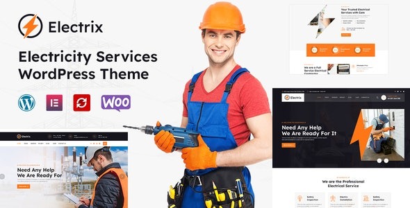 Electrik - Electricity Services WordPress Theme