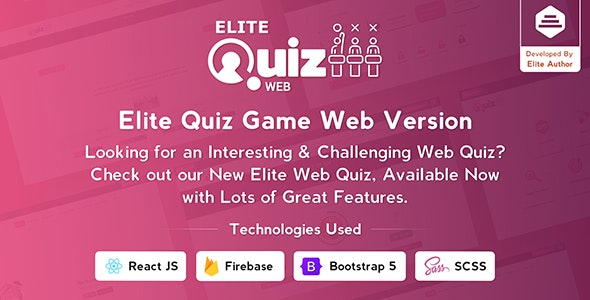 Elite Quiz Trivia Quiz | Quiz Game - Flutter Full App + Admin Panel