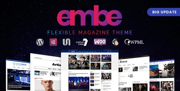 EmBe Flexible Magazine WordPress Theme