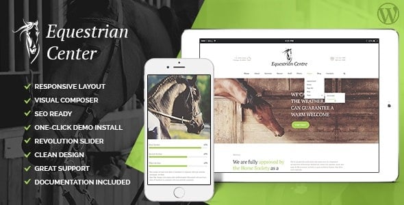 Equestrian Centre - Horse-riding School Theme