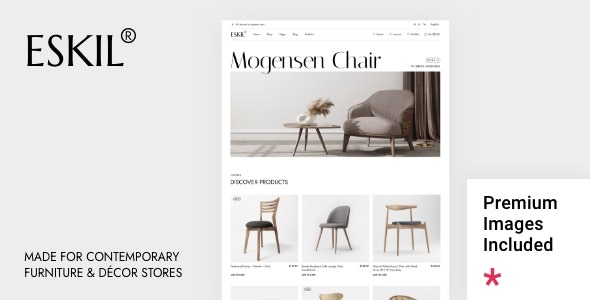 Eskil Furniture Store Theme