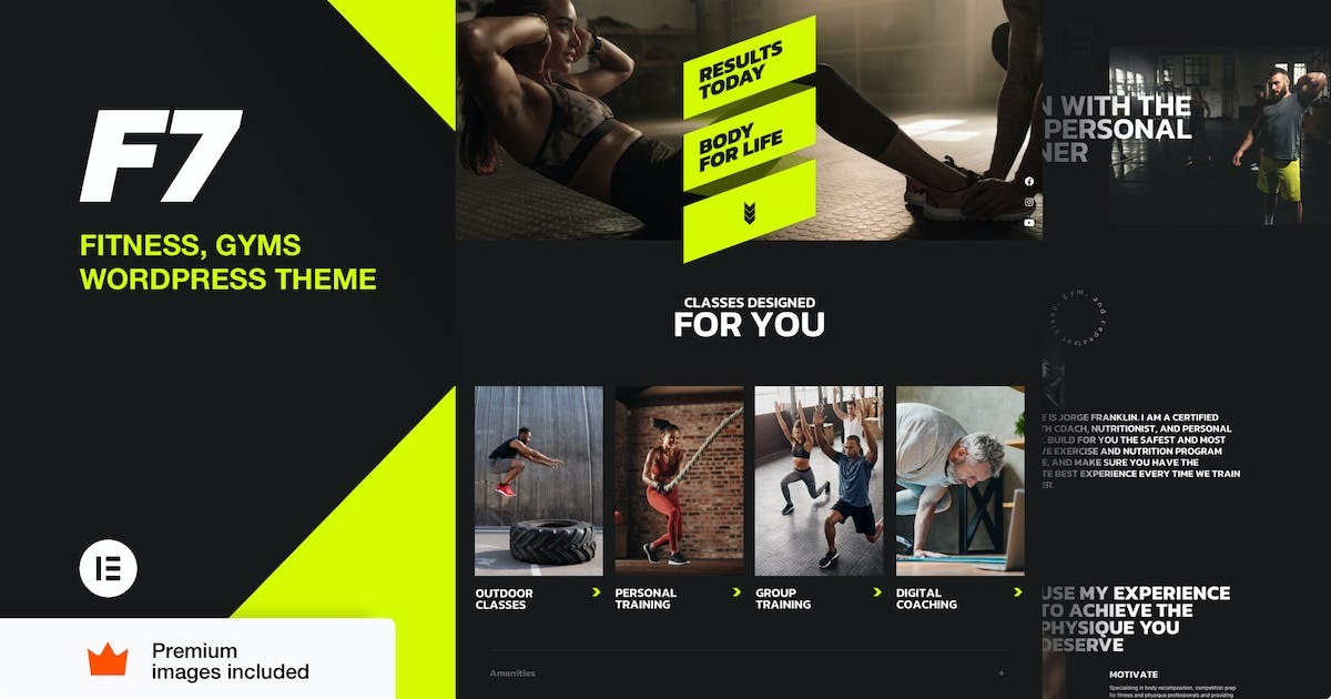 F7 Fitness Gym WordPress