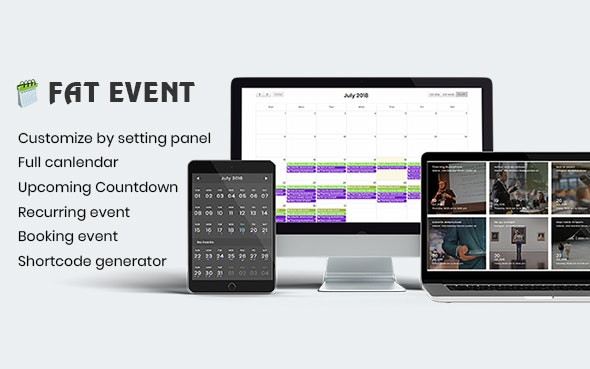 FAT Event WordPress Event and Calendar Booking