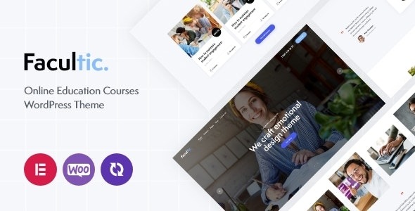 Facultic - Online Education Courses WordPress Theme