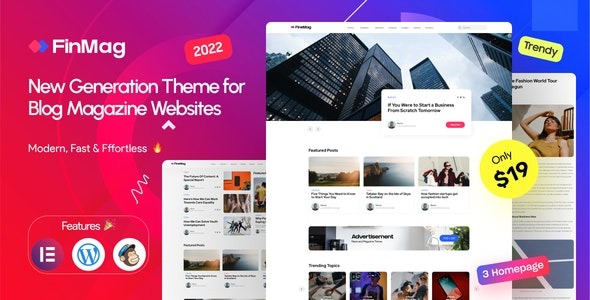 FinMag - Modern Magazine WordPress Theme