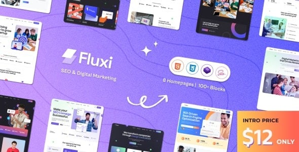 Fluxi - SEO & Digital Marketing Agency WordPress Theme