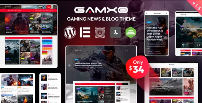 Gamxo - WordPress Gaming News & Blog Theme