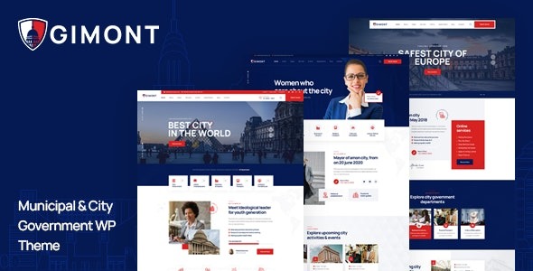 Gimont - City Government WordPress Theme