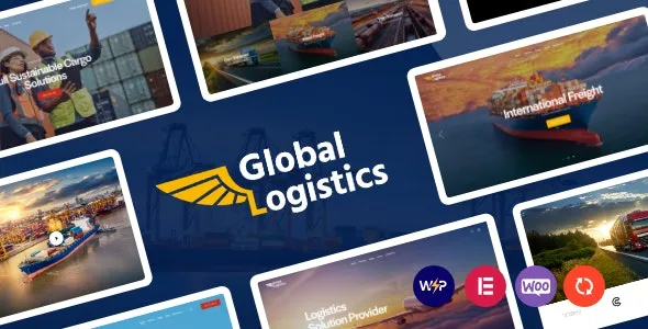 Global Logistics Transportation & Warehousing WordPress Theme