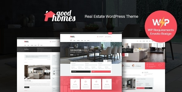 Good Homes A Real Estate WordPress Theme